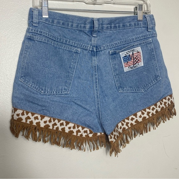 Vintage High Rise Shorts Maximum Energy Cowgirl size M - Picture 6 of 8